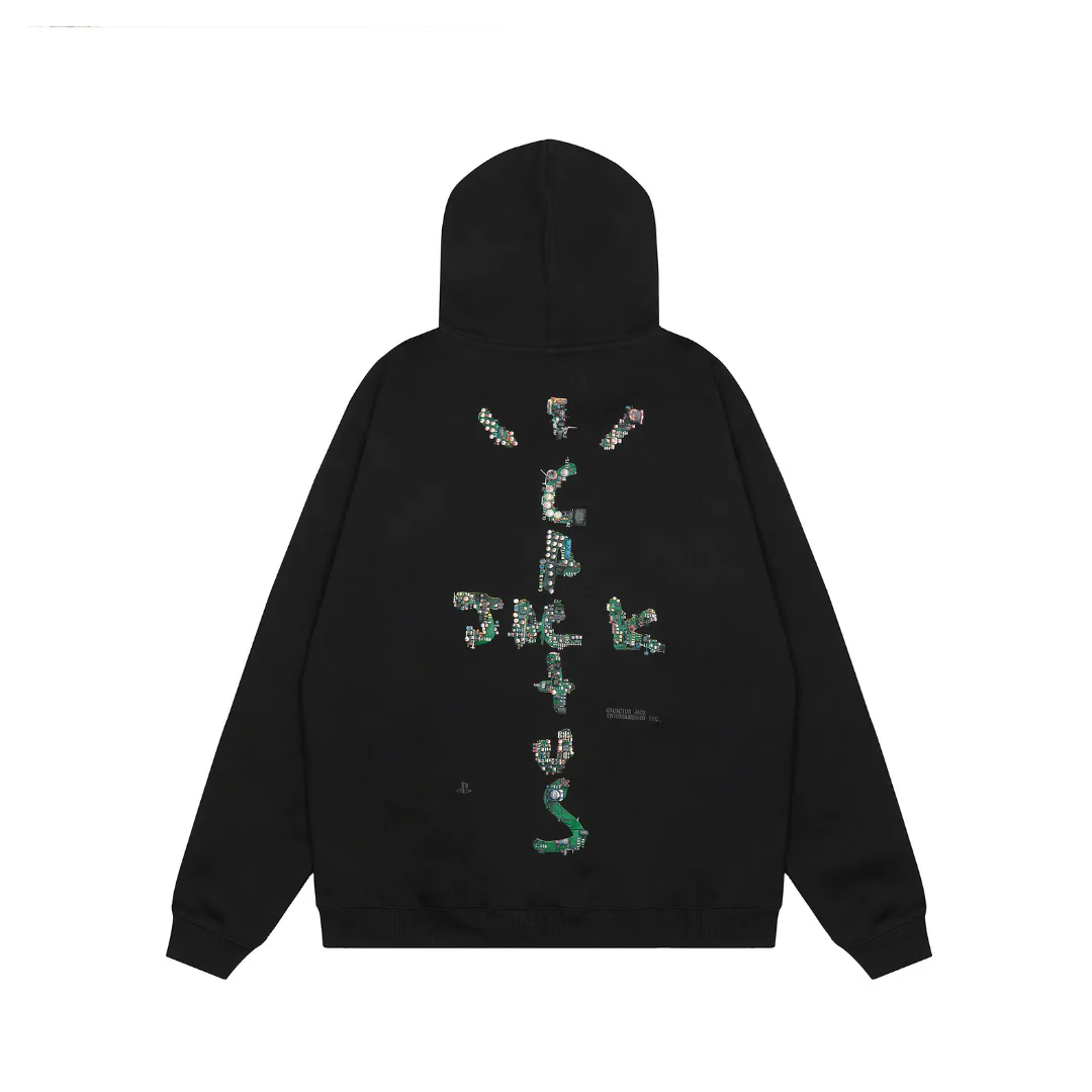 Cactus Jack Graphic Print Hoodie - TS0015 - Image 2