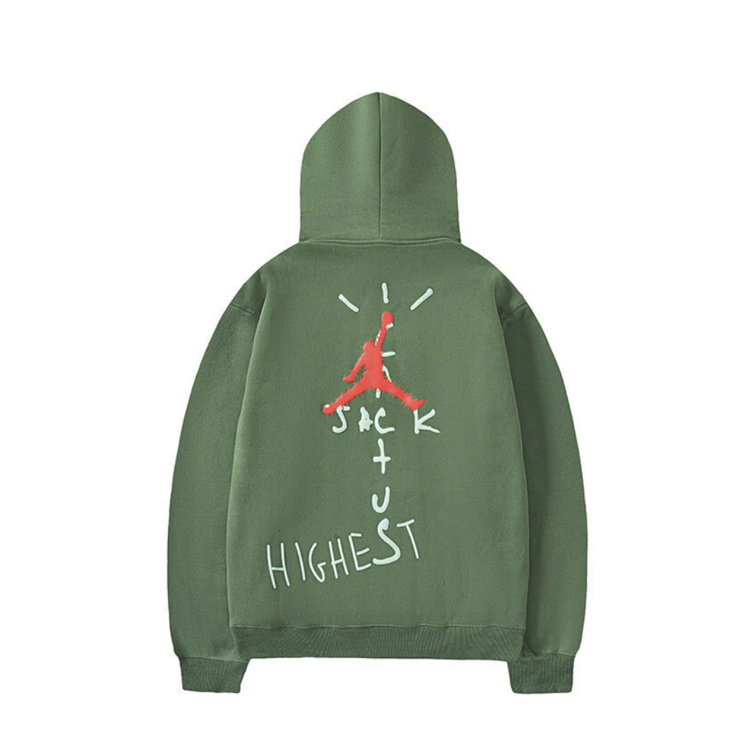 Cactus Jack Graphic Print Hoodie - TS0016 - Image 2