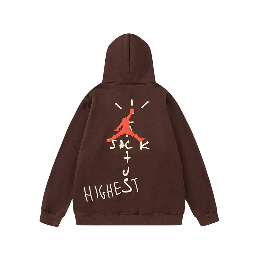 Cactus Jack Graphic Print Hoodie - TS0016 - Image 6