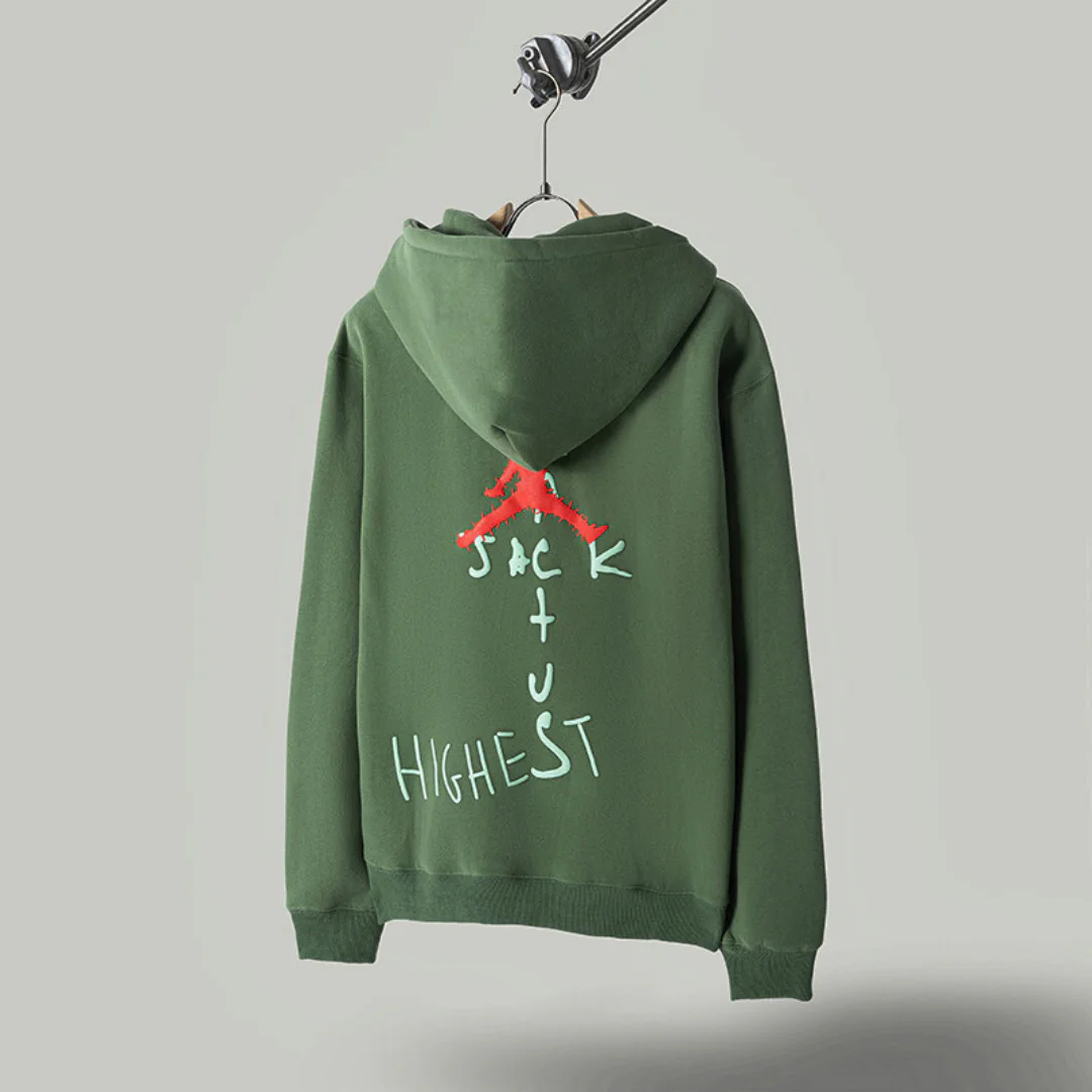 Cactus Jack Graphic Print Hoodie - TS0016 - Image 34
