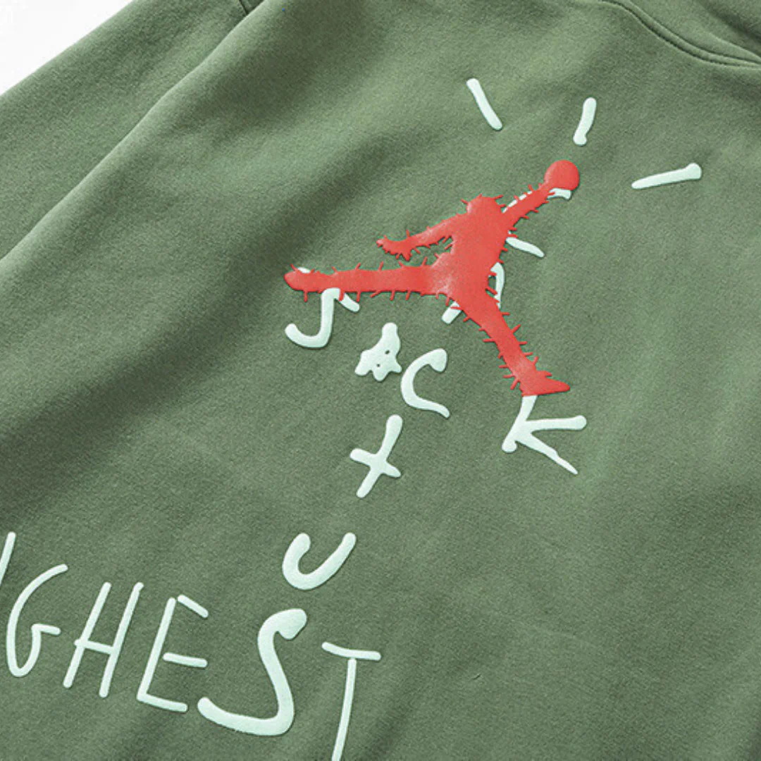 Cactus Jack Graphic Print Hoodie - TS0016 - Image 28