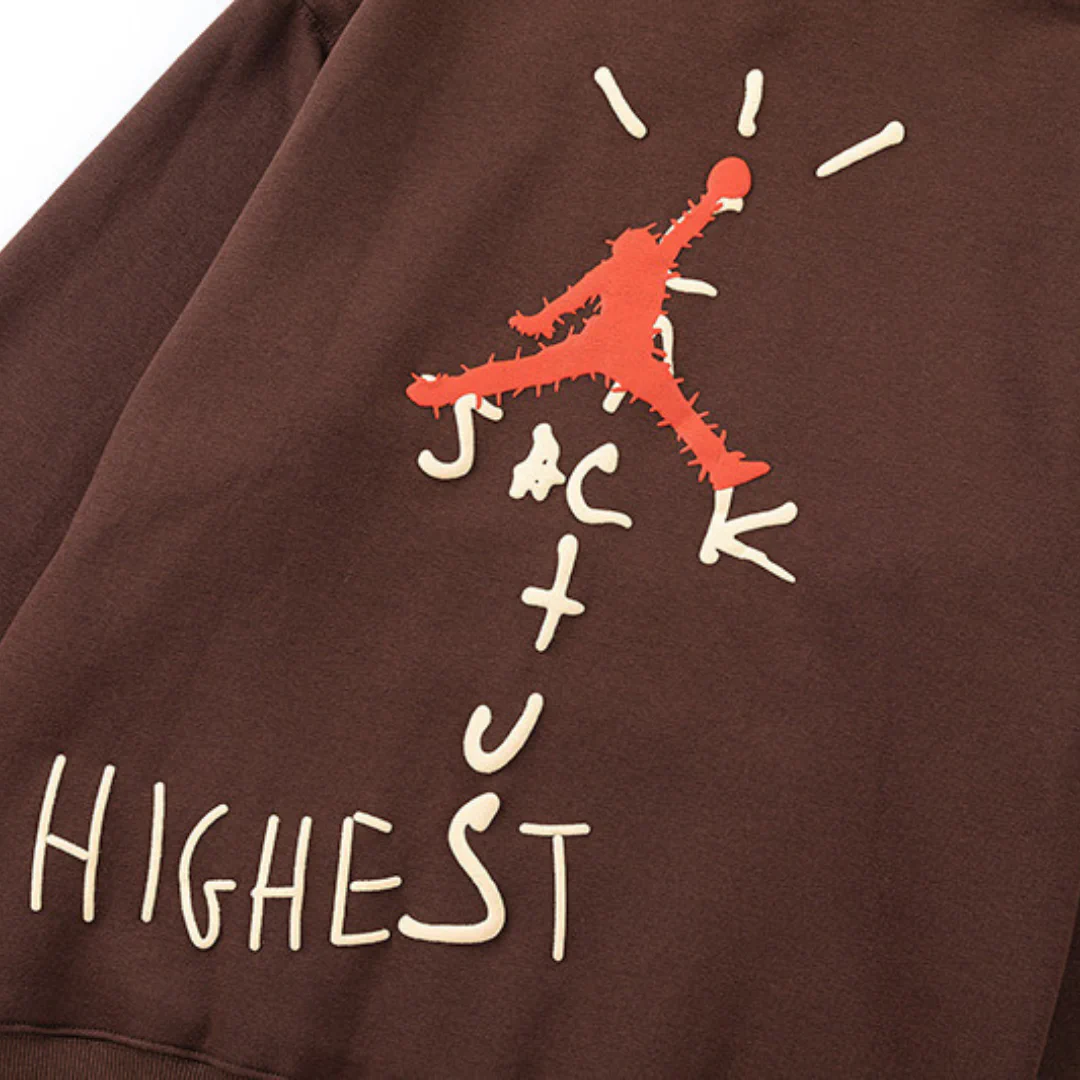 Cactus Jack Graphic Print Hoodie - TS0016 - Image 17