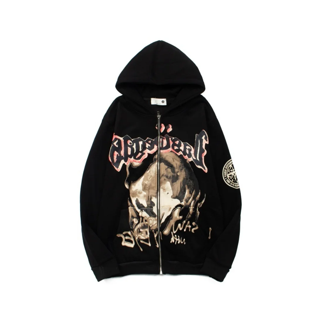 Travis Scott Graphic Print Hoodie Zip - TS0017