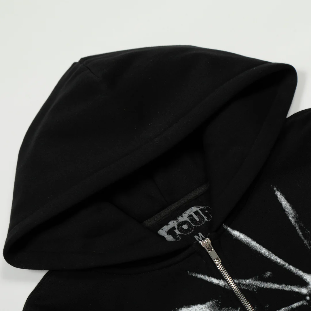 Travis Scott Graphic Print Hoodie Zip - TS0018 - Image 14