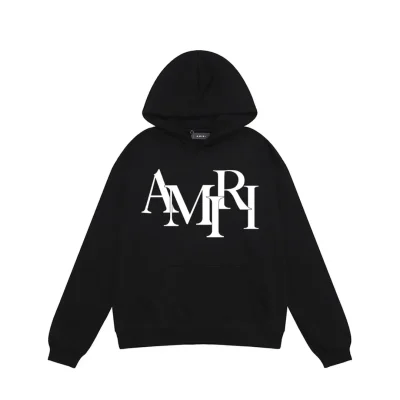 AM Logo Graphic Print Hoodie - AM0003