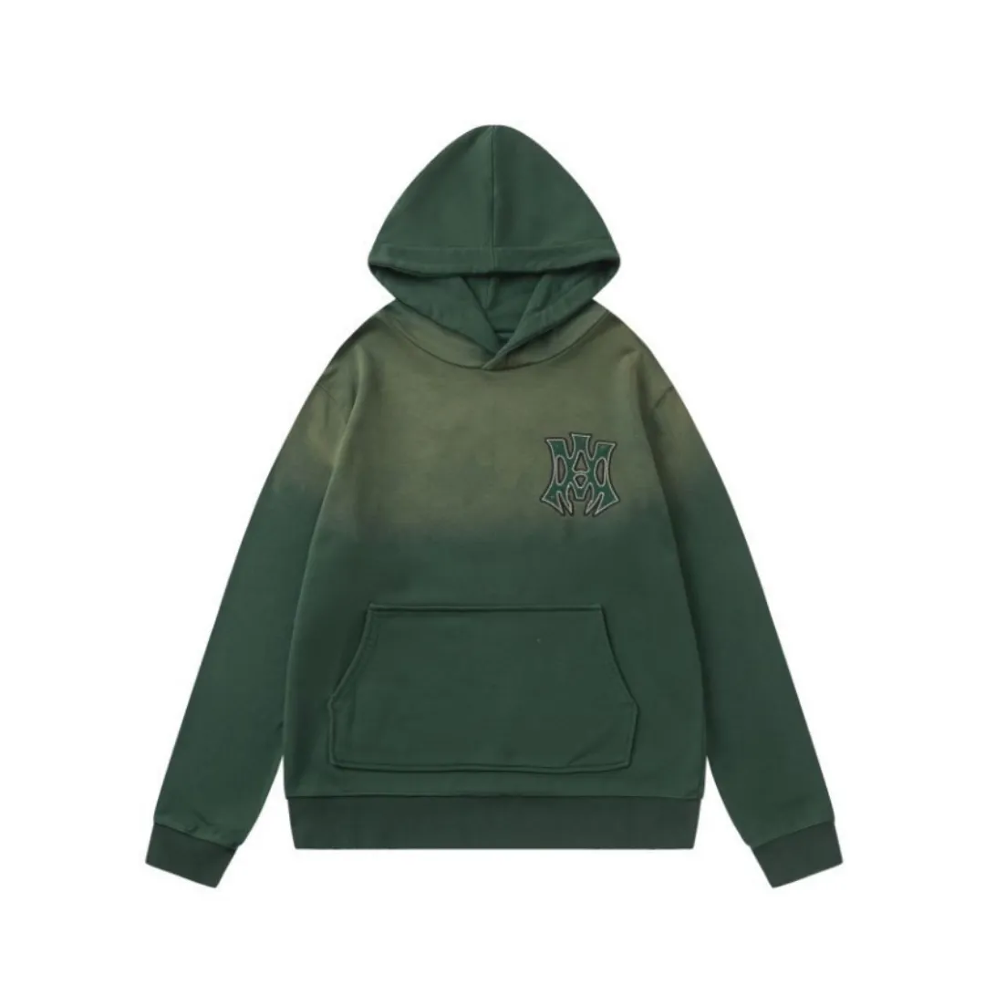 AM Logo Graphic Print Hoodie - AM0008