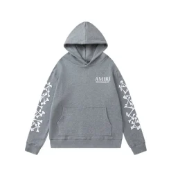 AM Logo Graphic Print Hoodie - AM0012
