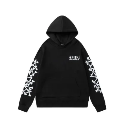AM Logo Graphic Print Hoodie - AM0012