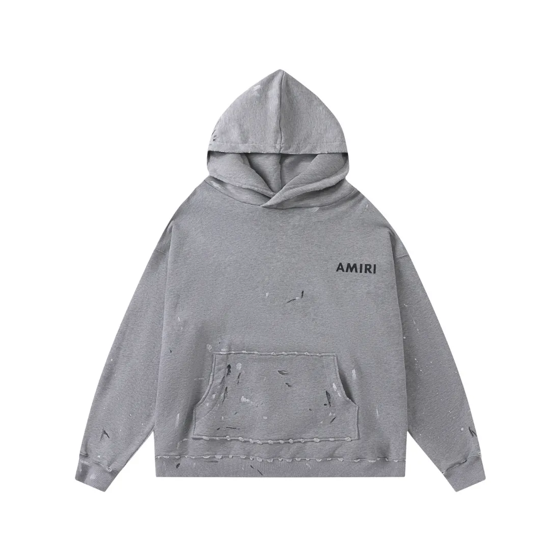 AM Logo Graphic Print Hoodie - AM0018