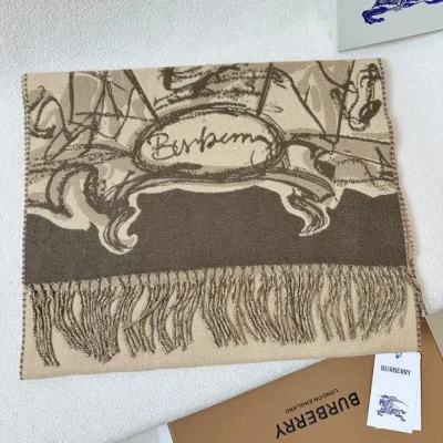 BUR Scarf  - BUR0033 - Brown