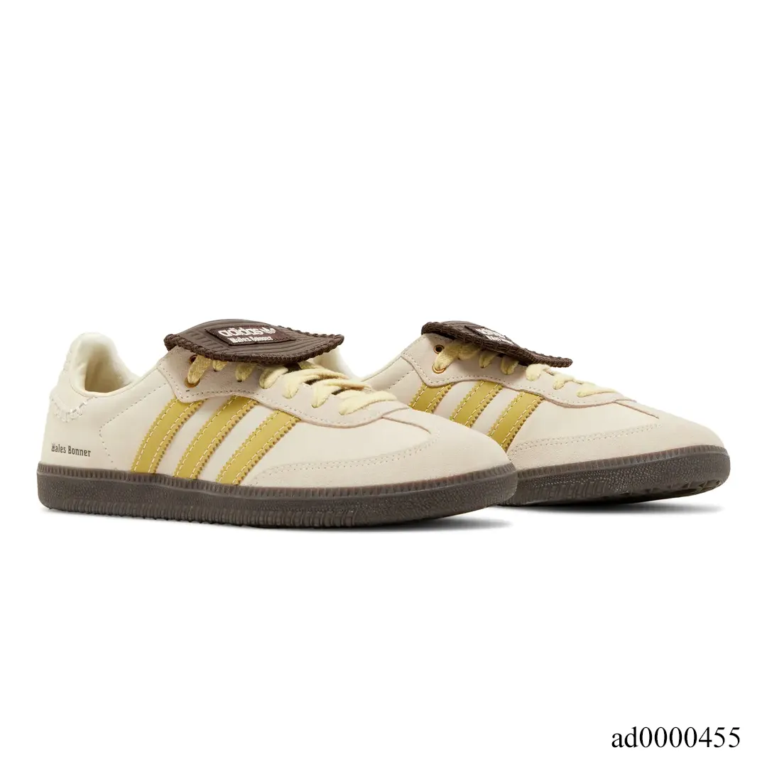 Wales Bonner x AD Samba Ecru Tint Yellow Shoes Sneakers - ad0000455 - Image 4