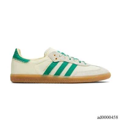 Wales Bonner x AD Samba Cream White Bold Green Shoes Sneakers - ad0000458