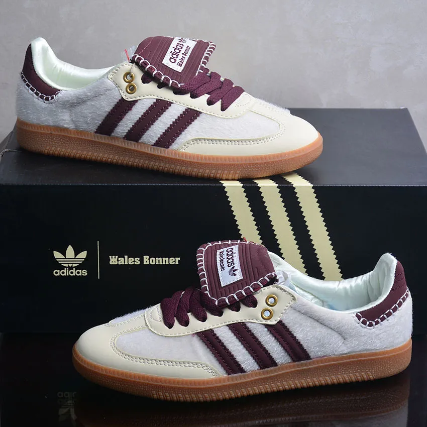 Wales Bonner x AD Samba Pony Cream White Shoes Sneakers - ad0000462 - Image 5