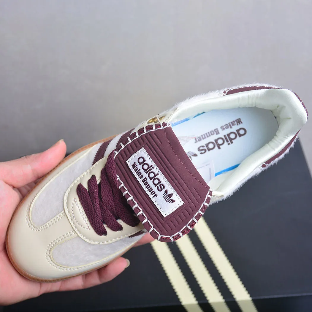 Wales Bonner x AD Samba Pony Cream White Shoes Sneakers - ad0000462 - Image 6