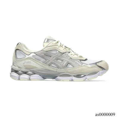AS Gel NYC White Oyster Grey Shoes Sneakers - as0000009