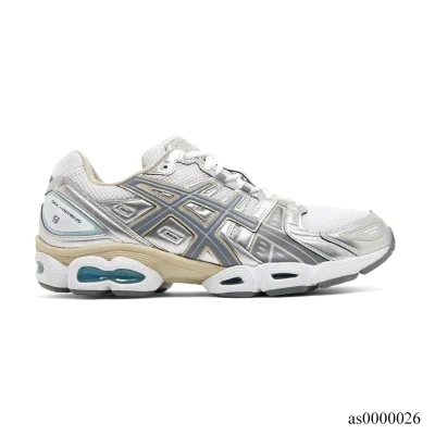 AS Gel Nimbus 9 White Steel Grey Shoes Sneakers - as0000026