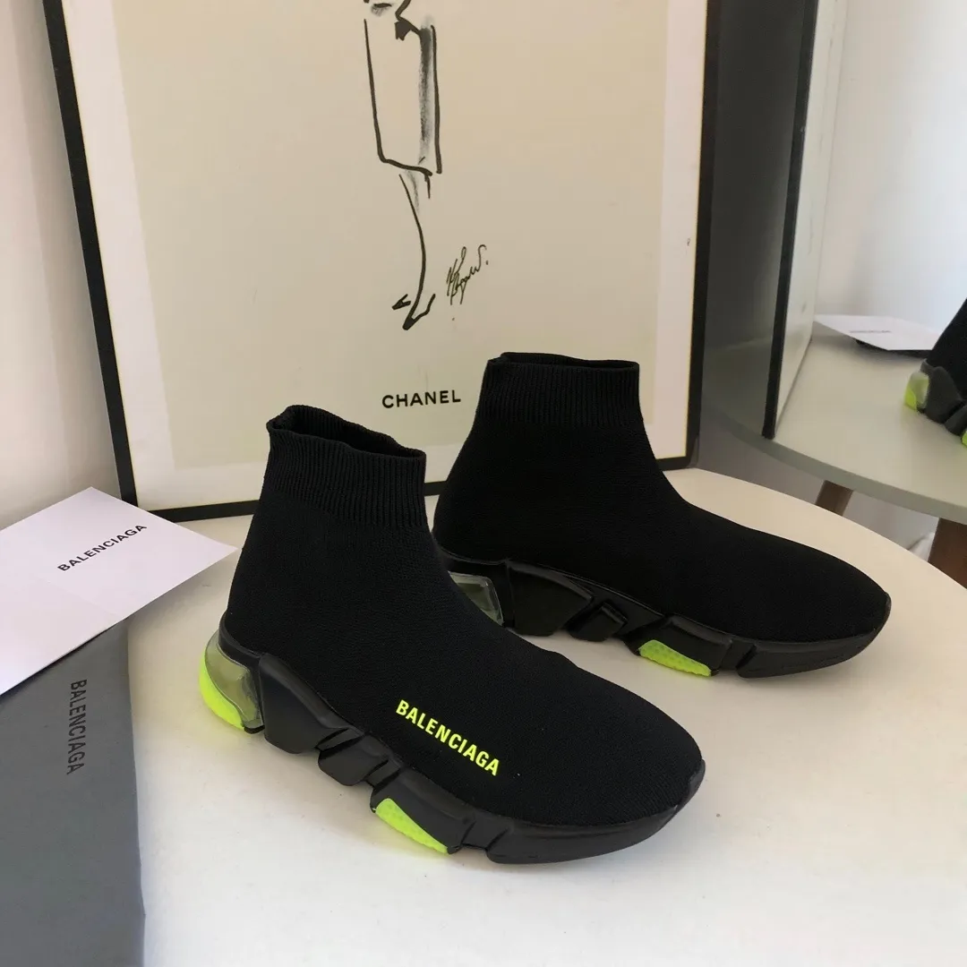 BLCG Speed Clear Sole Black Yellow Fluo Shoes Sneakers - bl0000029 - Image 3