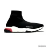 BLCG Speed Clear Sole Black Red Shoes Sneakers - bl0000031