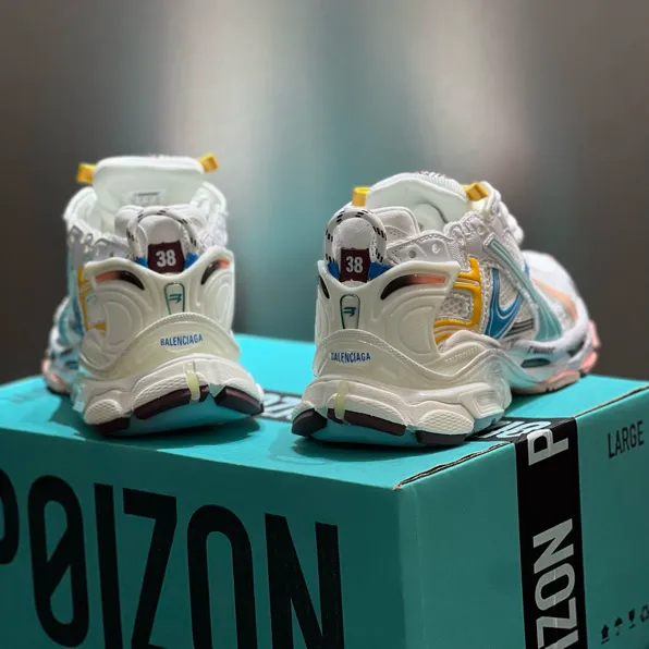 BLCG Runner Worn-Out White Blue PinkShoes Sneakers - bl0000035 - Image 6