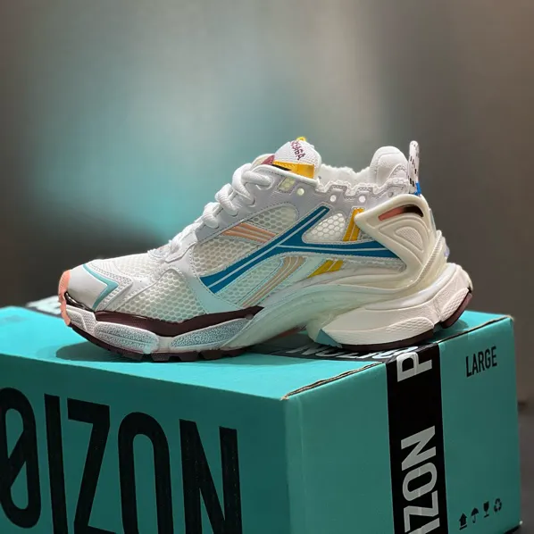 BLCG Runner Worn-Out White Blue PinkShoes Sneakers - bl0000035 - Image 4