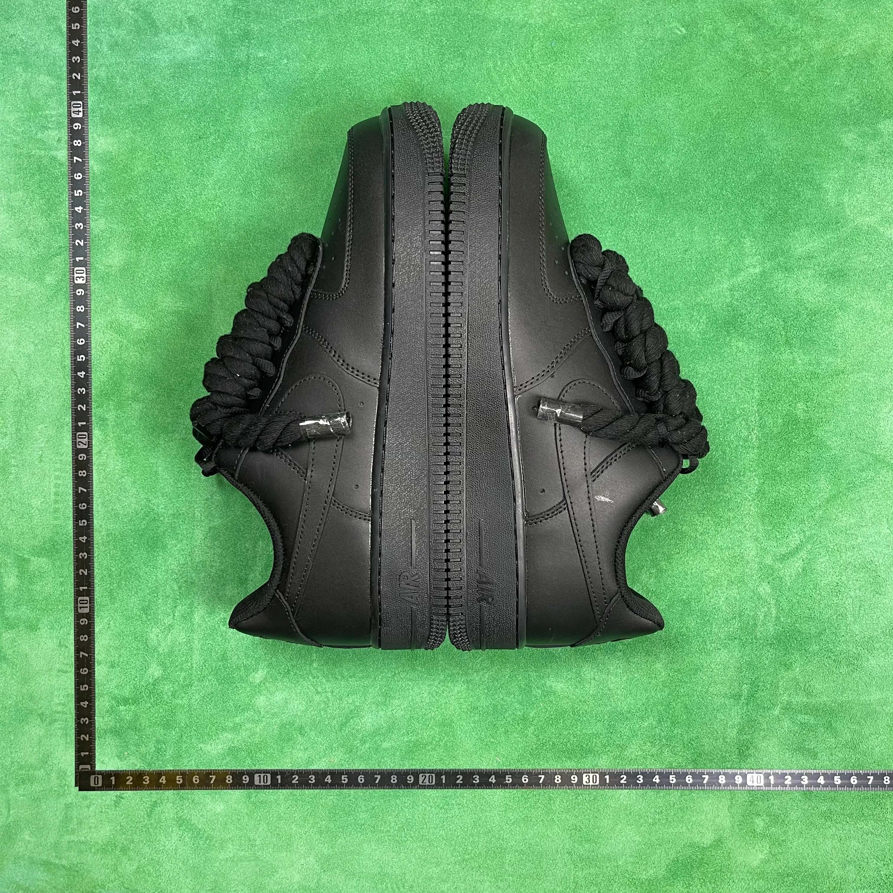 AF 1 Low Rope Lace Black Shoes Sneakers – nk0000634 - Image 5