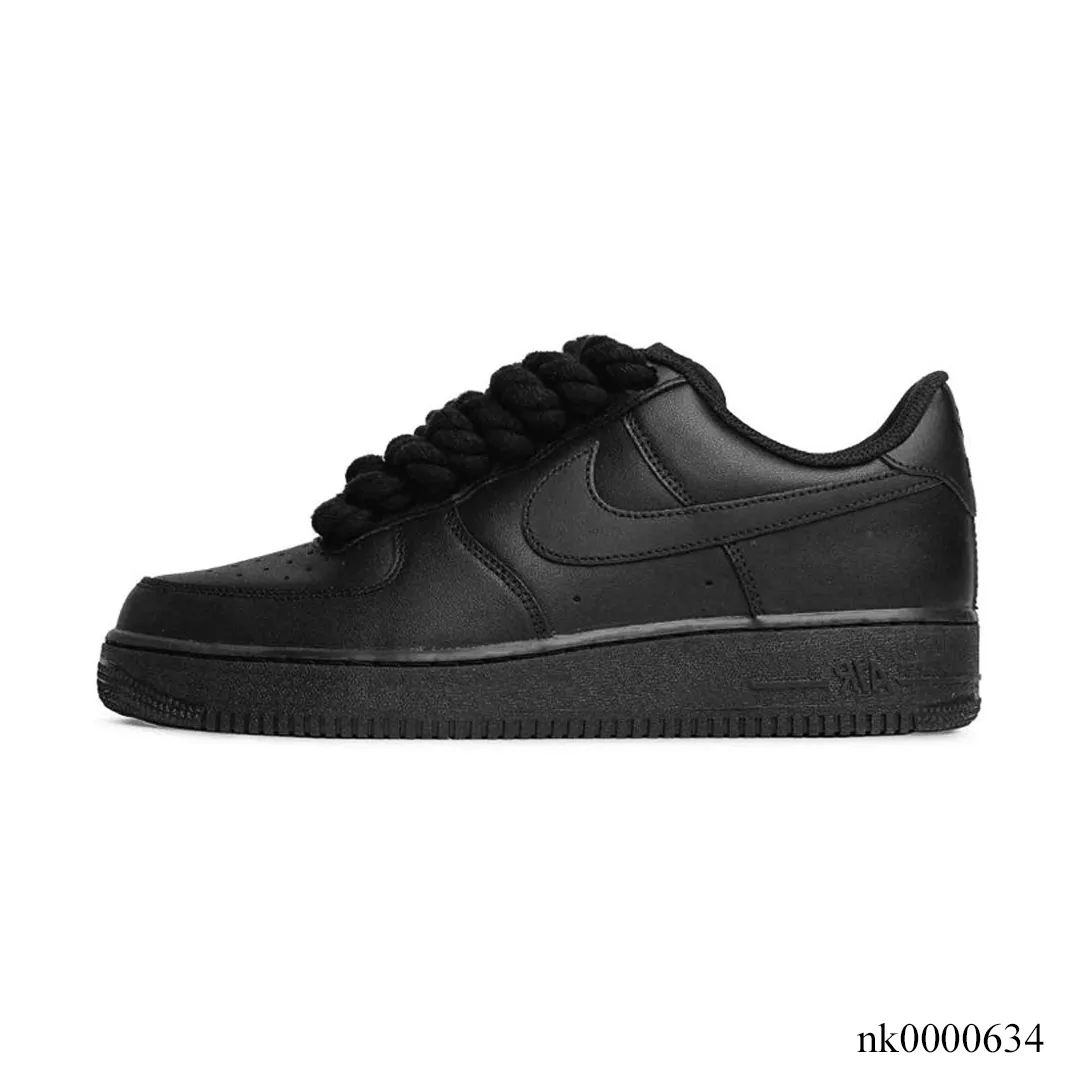 AF 1 Low Rope Lace Black Shoes Sneakers – nk0000634 - Image 2