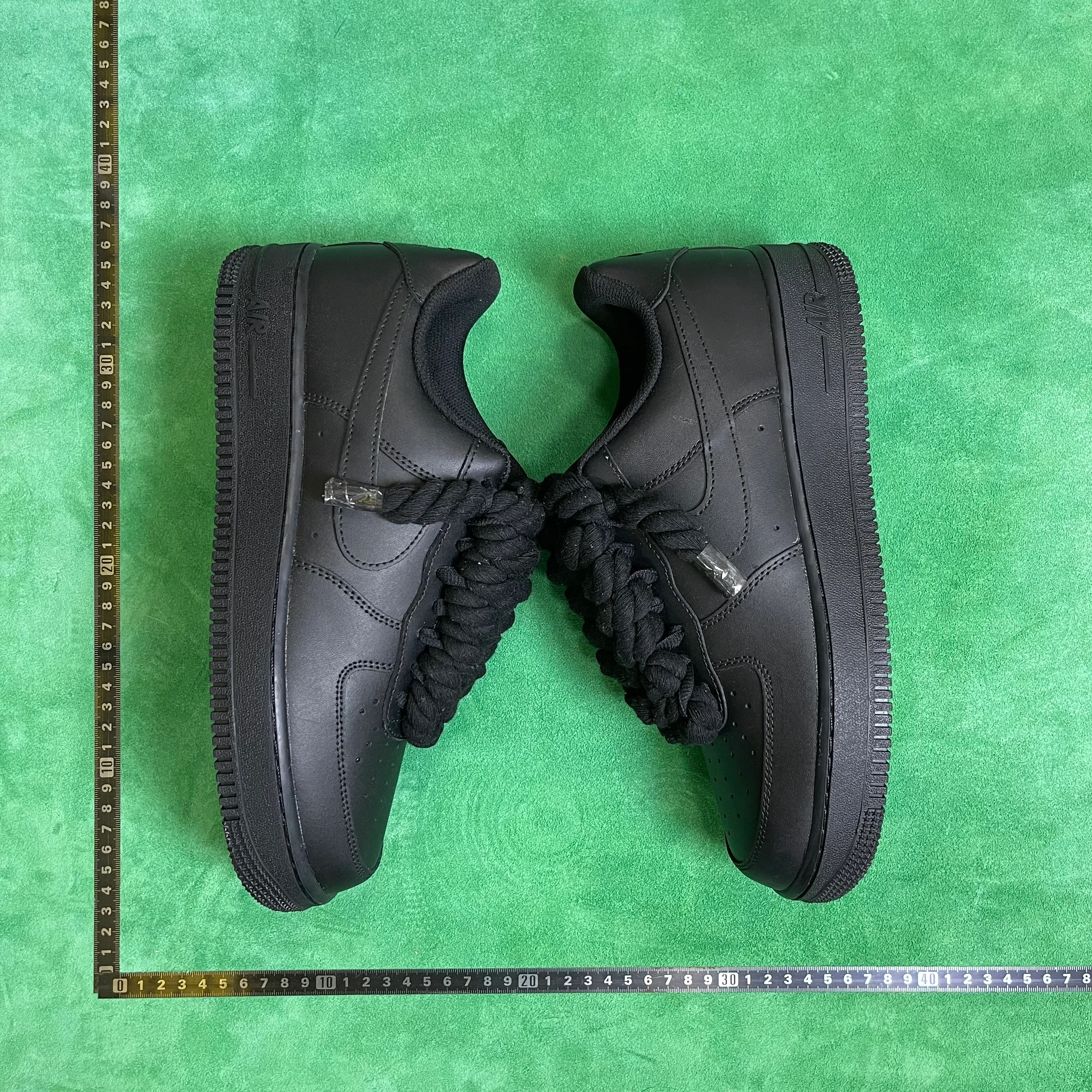 AF 1 Low Rope Lace Black Shoes Sneakers – nk0000634 - Image 3