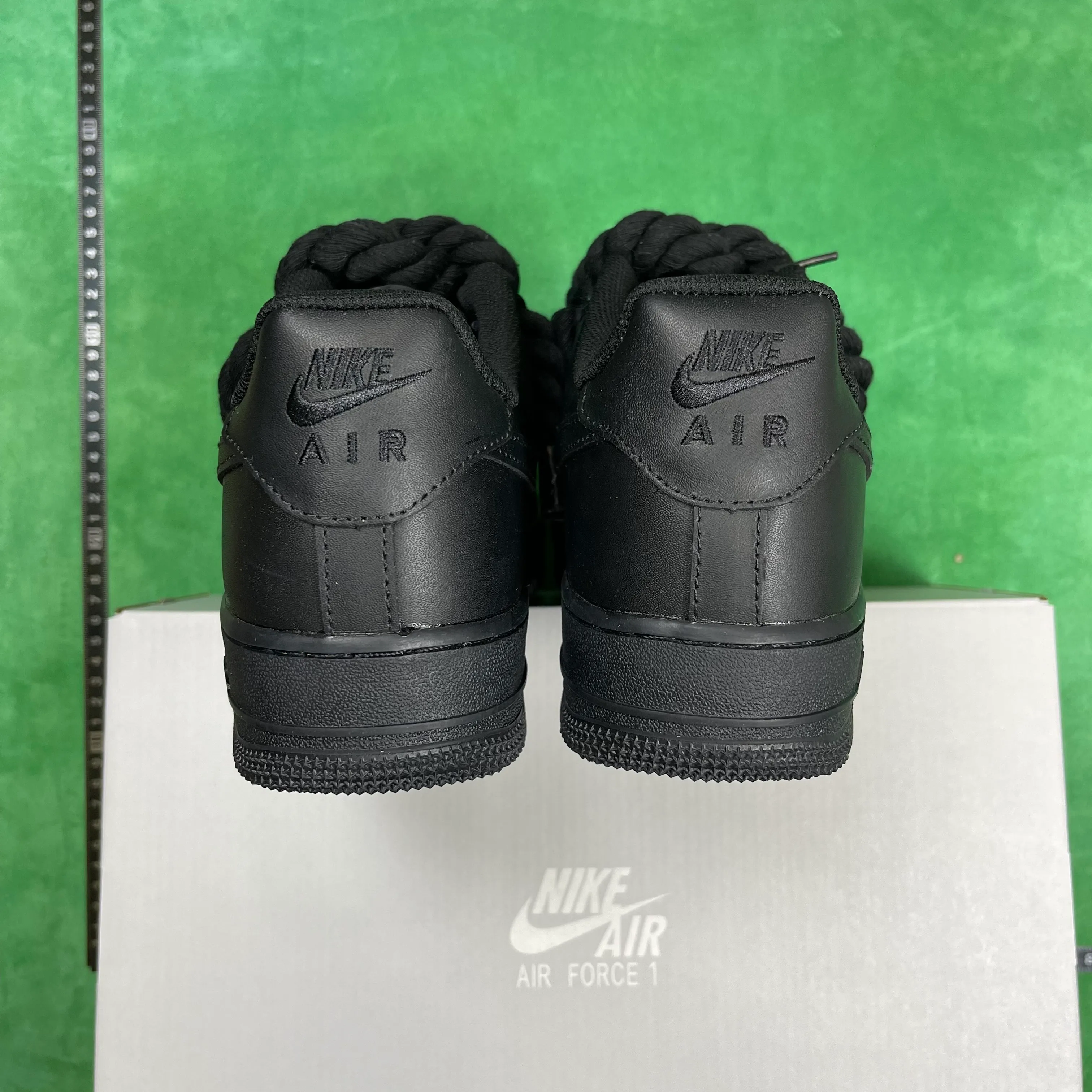 AF 1 Low Rope Lace Black Shoes Sneakers – nk0000634 - Image 6