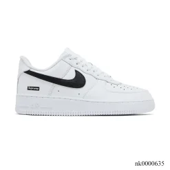 SUP x AF 1 Low Box Logo White Black Shoes Sneakers – nk0000636