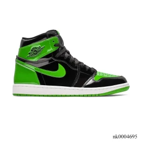 AJ 1 High OG Patent Green Shoes Sneakers – nk0004695