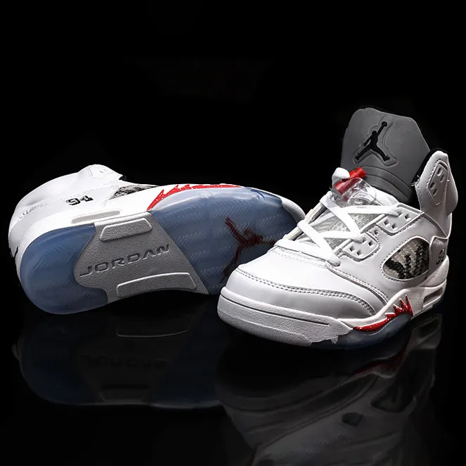 SUP x AJ 5 White Shoes Sneakers - nk0004701 - Image 8