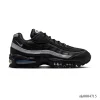 AM 95 Big Bubble Black Metallic Silver Shoes Sneakers - nk0004715