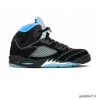 AJ 5 Black University Blue Shoes Sneaker - nk0004731
