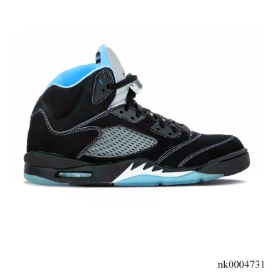 AJ 5 Black University Blue Shoes Sneaker - nk0004731