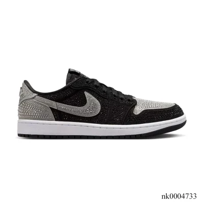 [Premium] Swarovski x AJ 1 Low OG Stealth Shoes Sneakers – nk0004733