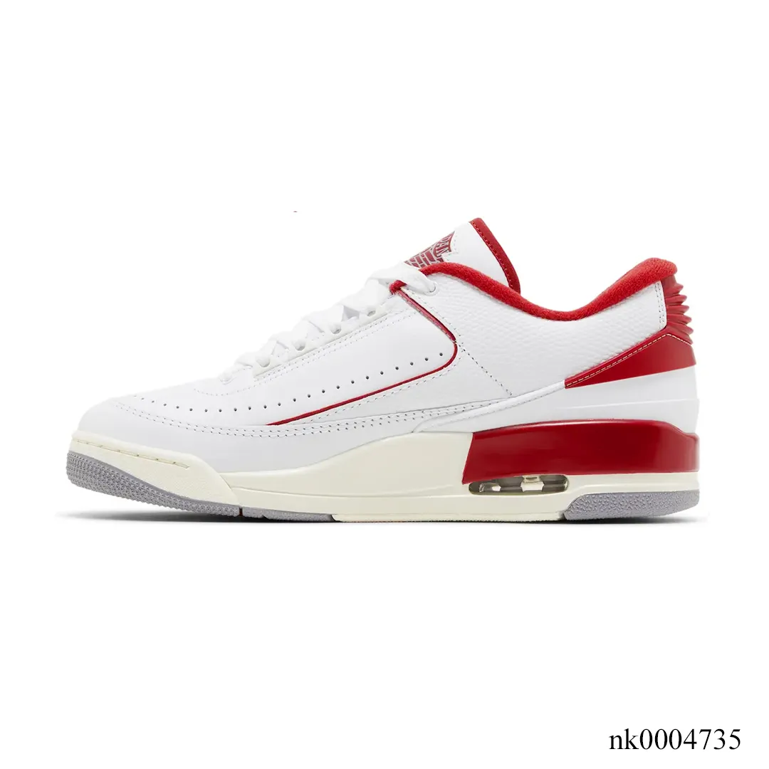 AJ 2/3 White Varsity Red Shoes Sneakers - nk0004735 - Image 2