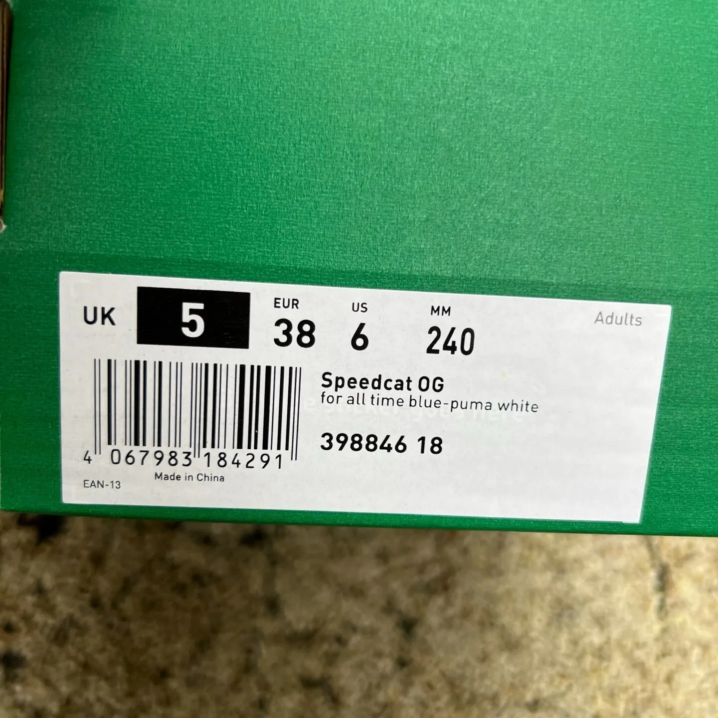 PM Speedcat OG Royal White Shoes Sneakers - pm0000012 - Image 7