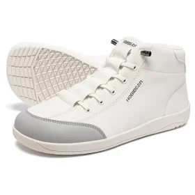 Mid Top Barefoot Boots Unisex Wide Toe Box Faux