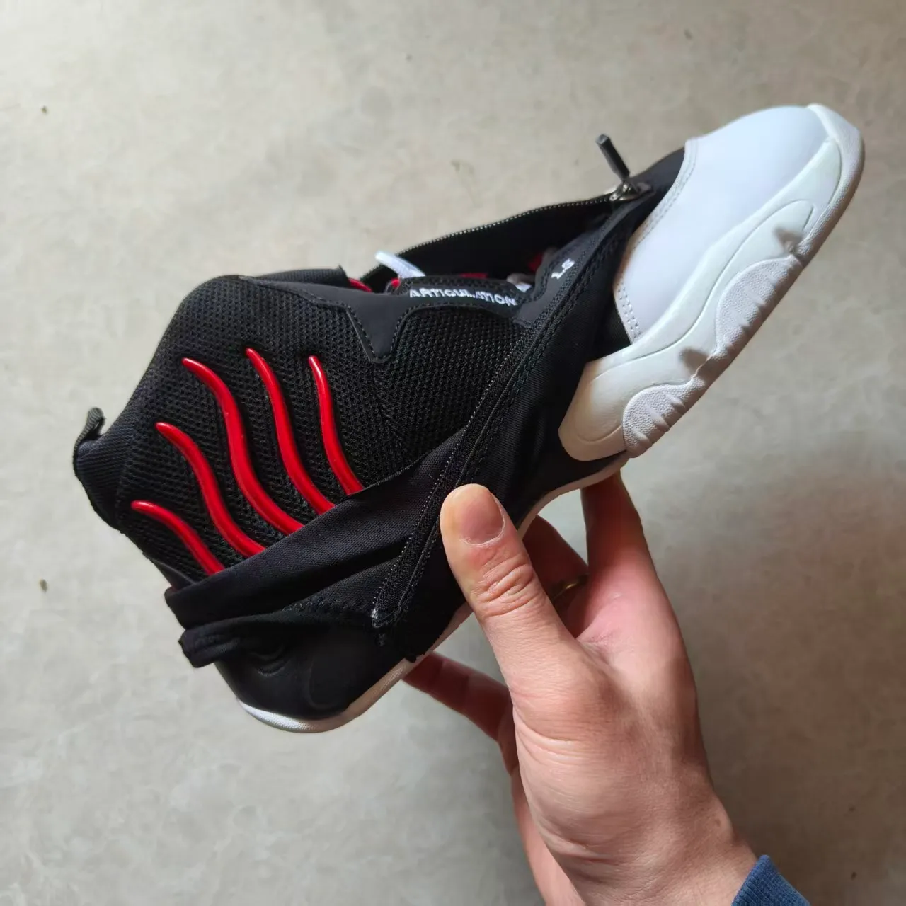 Air Zoom Flight '98 The Glove Black Shoes Sneakers - nk0004703 - Image 6