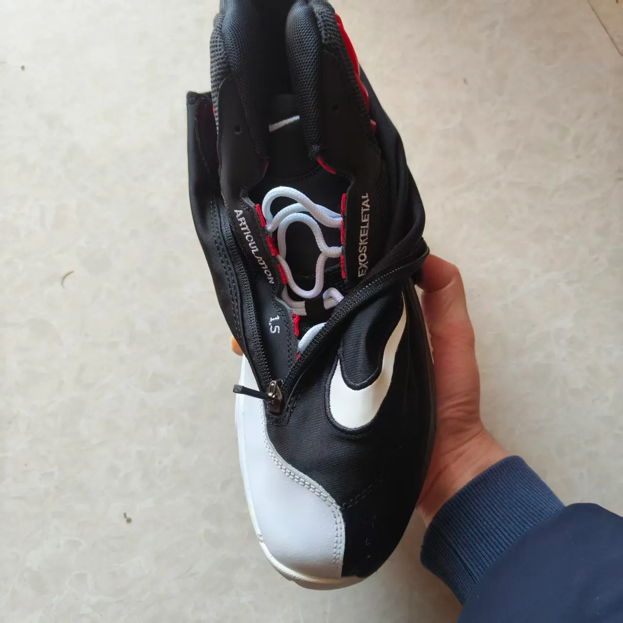 Air Zoom Flight '98 The Glove Black Shoes Sneakers - nk0004703 - Image 9