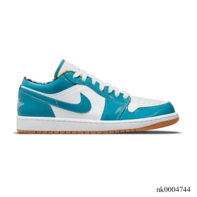 AJ 1 Low SE Barcelona Cyber Teal Shoes Sneakers – nk0004744