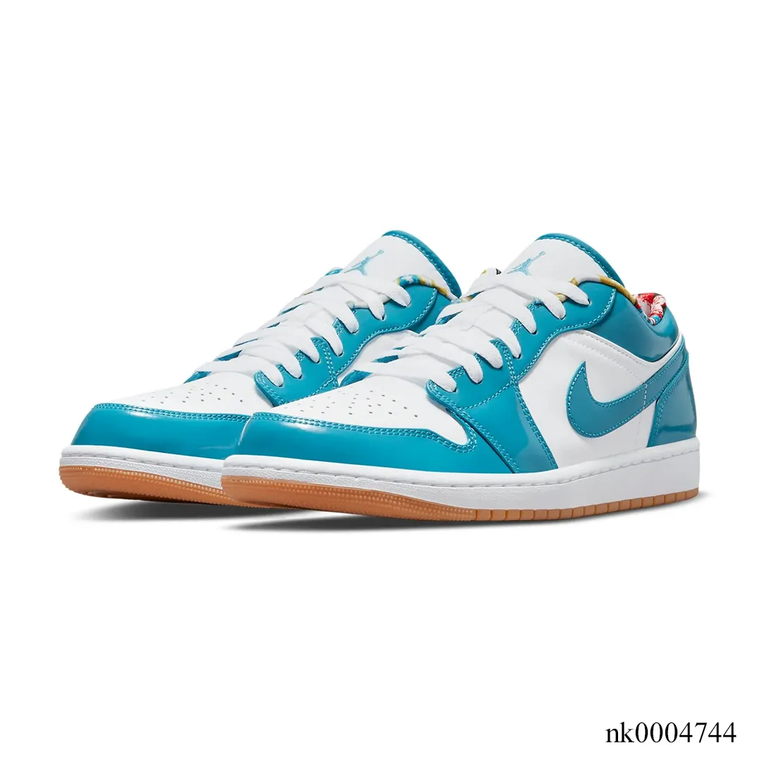 AJ 1 Low SE Barcelona Cyber Teal Shoes Sneakers – nk0004744 - Image 3
