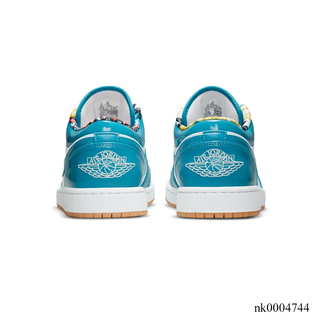 AJ 1 Low SE Barcelona Cyber Teal Shoes Sneakers – nk0004744 - Image 5