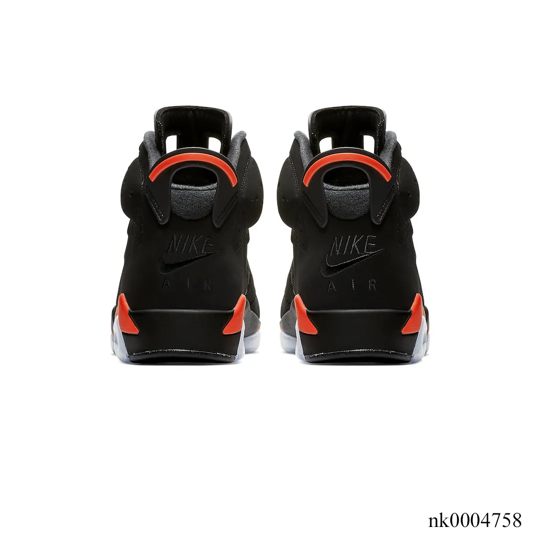 AJ 6 Black Infrared Orange Shoes Sneaker - nk0004758 - Image 4