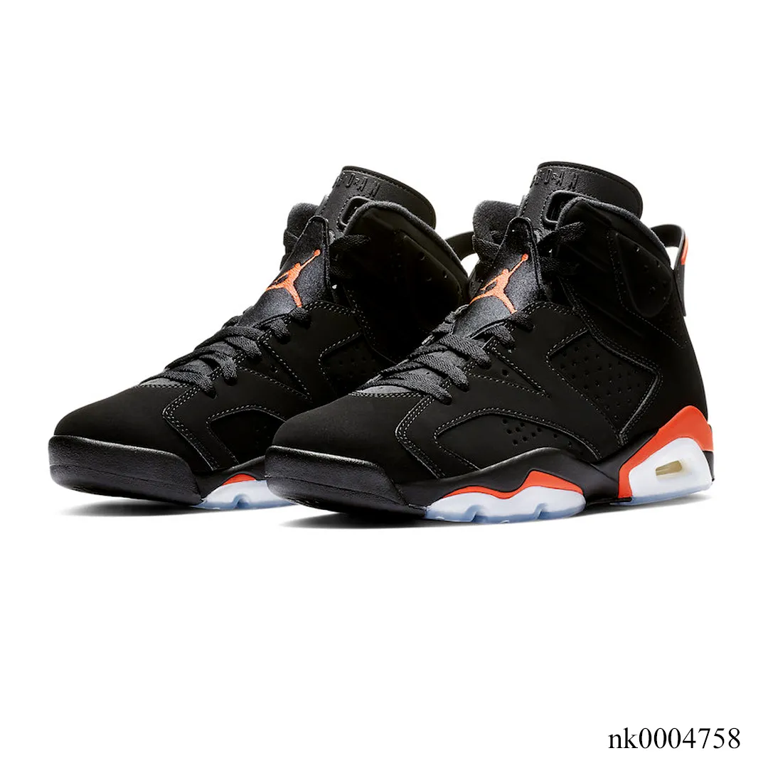 AJ 6 Black Infrared Orange Shoes Sneaker - nk0004758 - Image 3