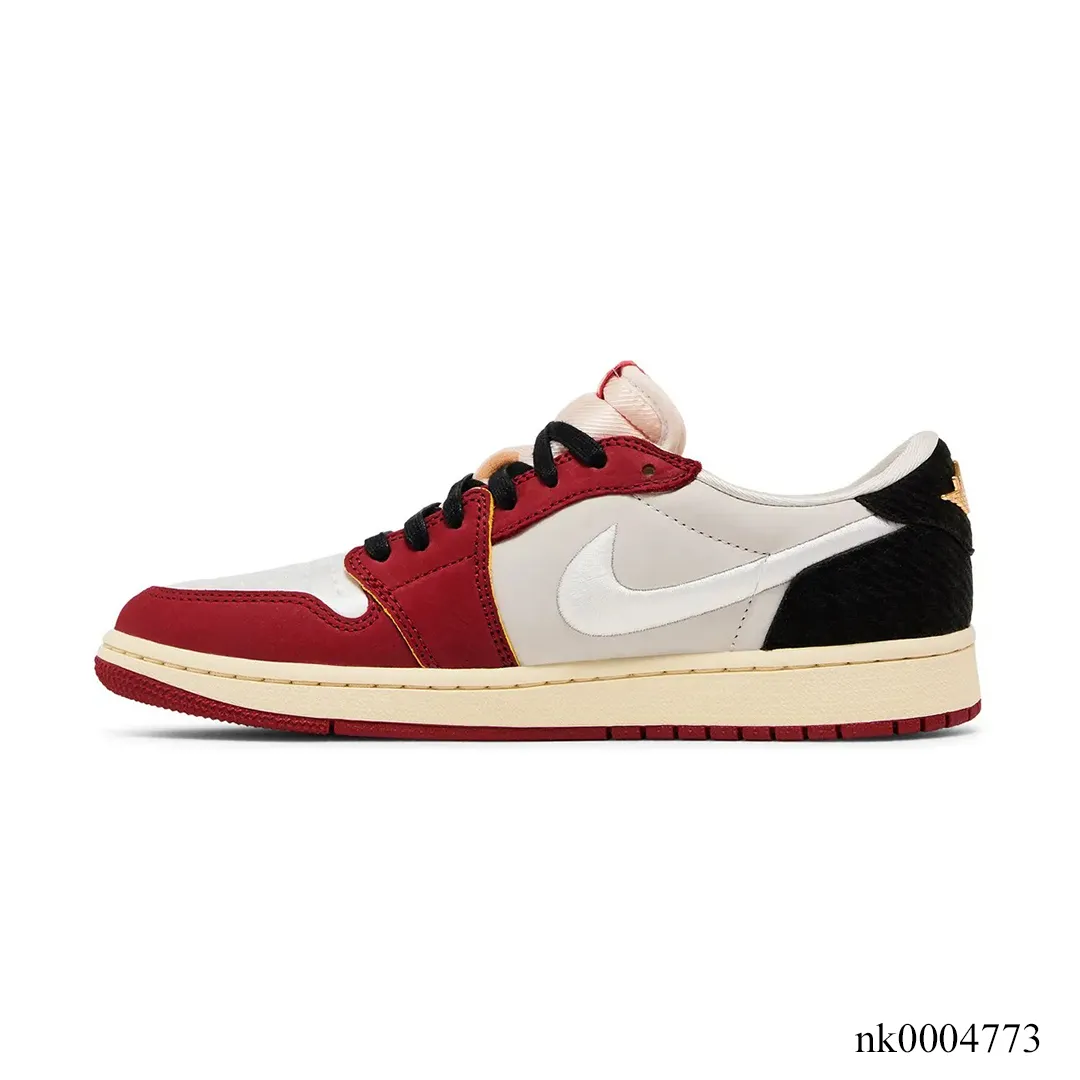 Trophy Room x AJ 1 Low OG (White Swoosh) Shoes Sneakers – nk0004773 - Image 2