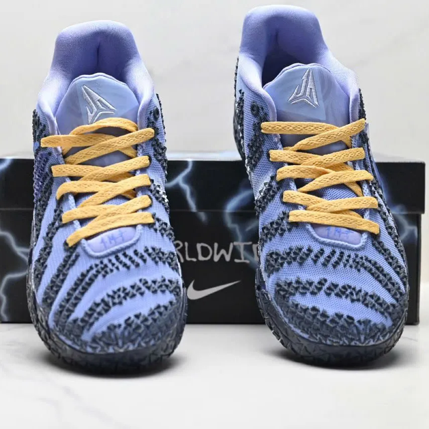 Ja 3 'Cobalt Bliss Metallic Silver' Shoes Sneakers - nk0004774 - Image 3