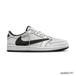 Travis Scott x AJ 1 Low Black White Phantom Shoes Sneakers – nk0004797