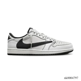 Travis Scott x AJ 1 Low Black White Phantom Shoes Sneakers – nk0004797