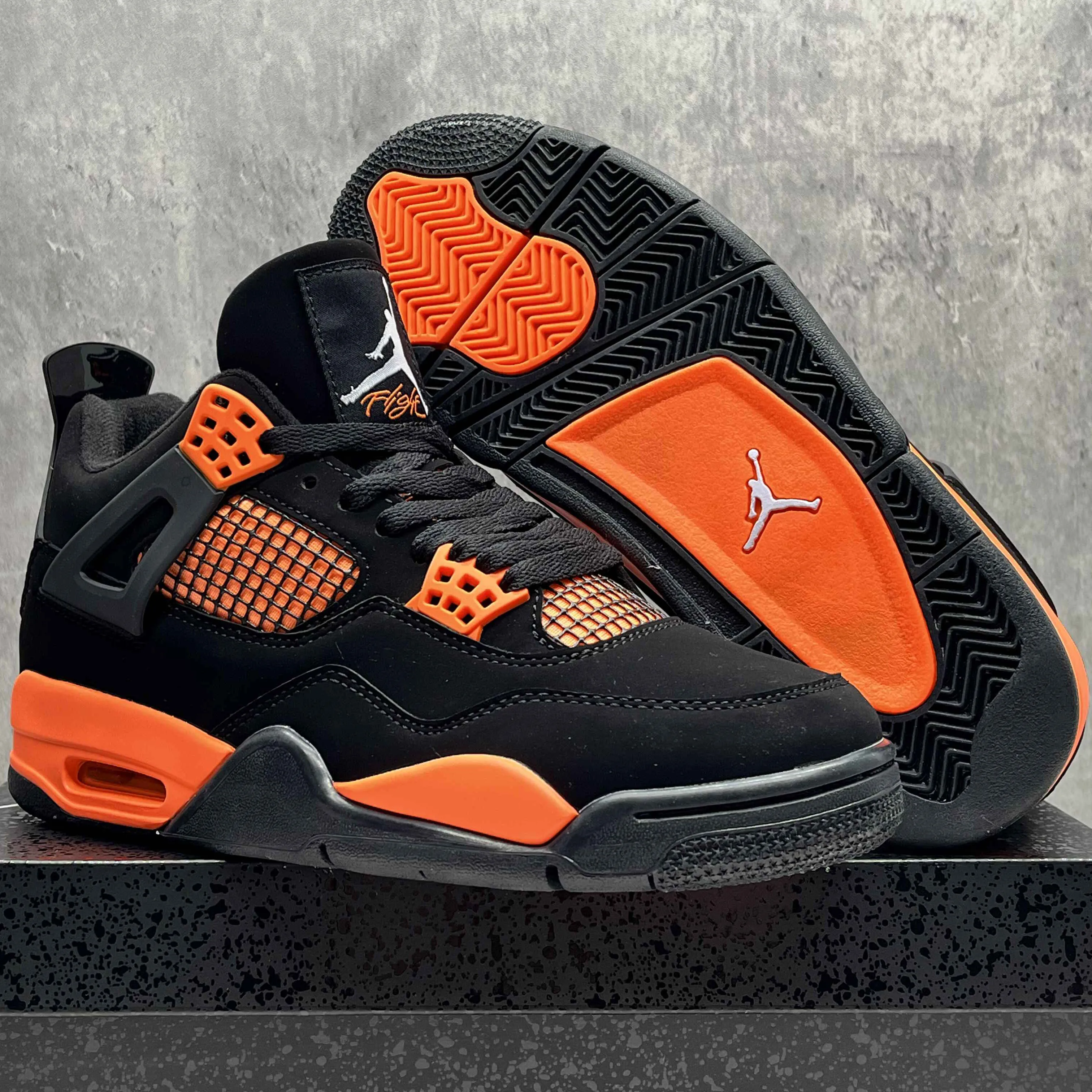 AJ 4 Orange Thunder Shoes Sneakers - nk0004803 - Image 4